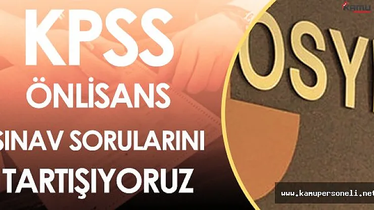 16 Ekim 2016 KPSS Önlisans Soruları, Cevapları ve Yorumları ( Sınav Zor Muydu? )