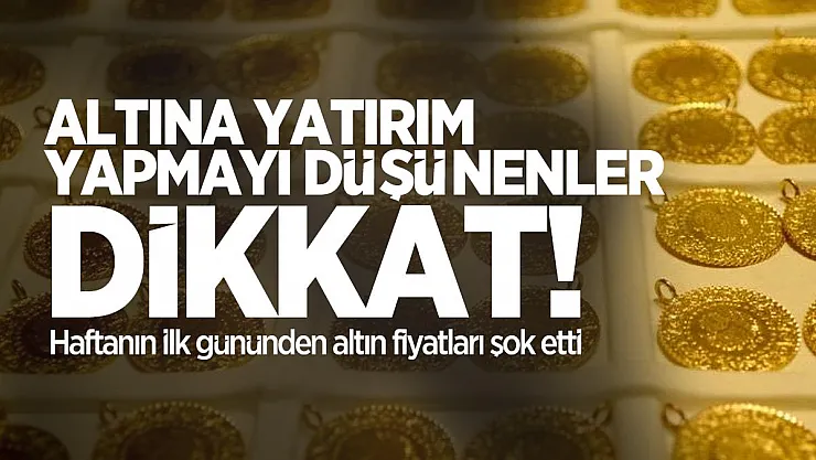 18 Ocak altın fiyatları! Gram altın fiyatı, çeyrek altın fiyatı ve cumhuriyet altın fiyatı