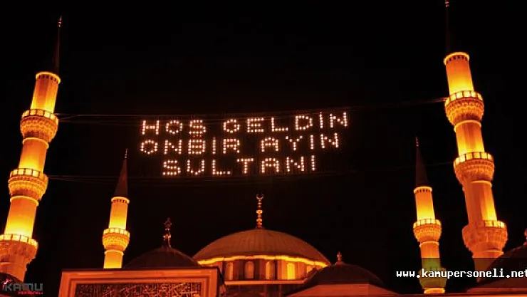 2016 Diyanet İmsakiyesi İstanbul, Ankara ve İzmir için Sahur ve İftar Saatleri