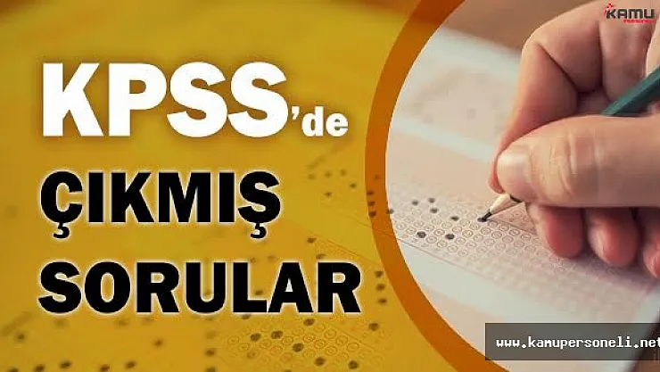 2016 KPSS Çıkmış Önlisans Sorularının Detaylı Analizi