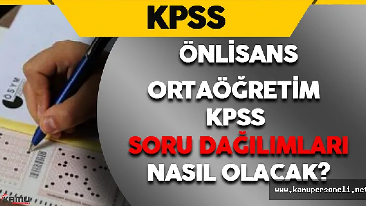 2016 KPSS-Önlisans/Ortaöğretim'de Hangi Konular Çıkacak?
