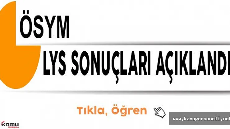 2016 LYS Sonuçları Açıklandı