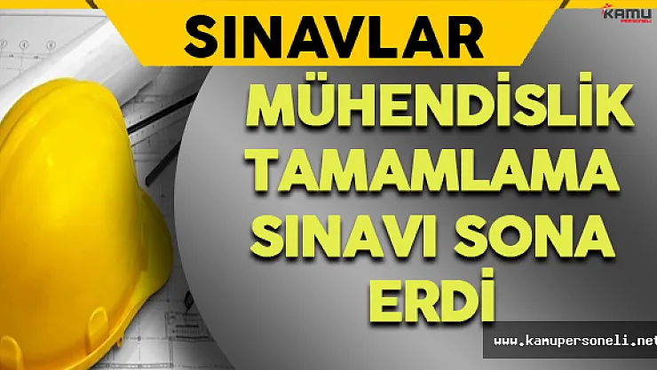 2016 Mühendislik Tamamlama Sınavı Soruları, Cevapları ve Yorumları (Kolay mıydı, zor muydu ?)