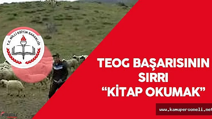 2016 TEOG Başarısının Sırrı "Çok Kitap Okumak"