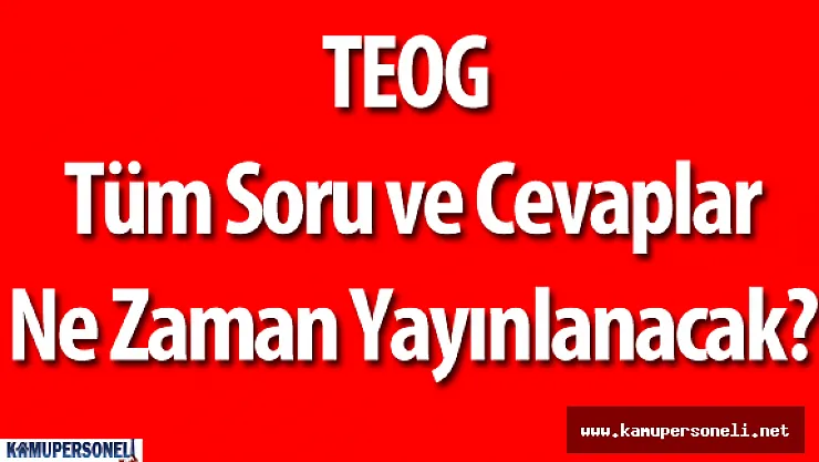 2016 TEOG Tüm Sınavların Soruları ve Cevapları  Yayımlandı ( EBA Videolu Soru Çözümü Duyurusu)