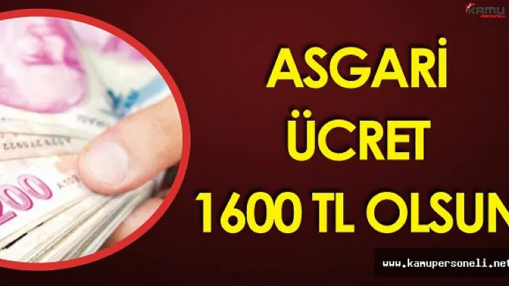 2017 Yılı Asgari Ücret ile İlgili Türk-İş'ten Flaş Açıklamalar!