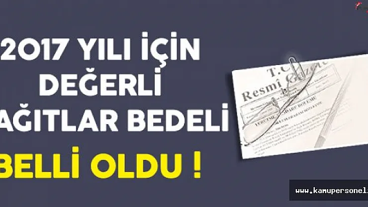 2017 Yılındaki Değerli Kağıtlar (Ehliyet ve Pasaport) Bedeli Belli Oldu
