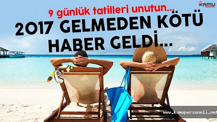 2017'de Resmi Tatiller Hangi Günlere Denk Geliyor ?