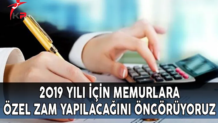  2019 Yılı İçin Memurlara Özel Zam Yapılacağını Öngörüyoruz