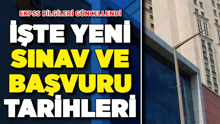 2020 EKPSS Bilgileri Güncellendi ! Sınav Başvuru ve Tarihi Değişti
