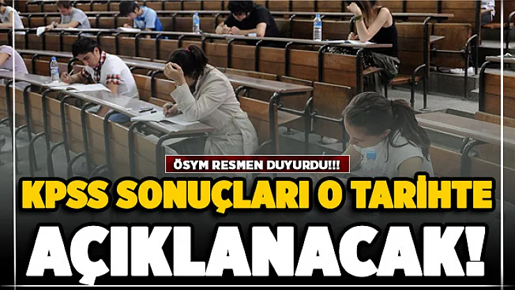 2020 KPSS ön lisans sonuç tarihi ÖSYM tarafından duyuruldu