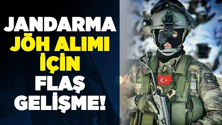 2021 Yılı Jandarma JÖH alımı var mı? Bu yıl JÖH alımları ne zaman yapılacak