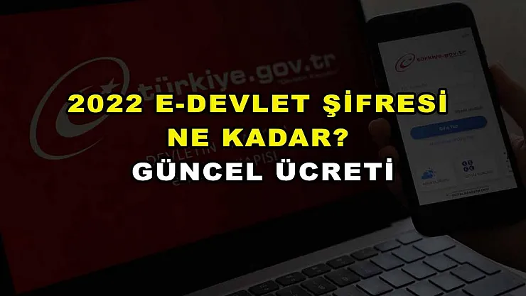 2022 E-Devlet Şifresi Ne Kadar? Güncel Ücreti