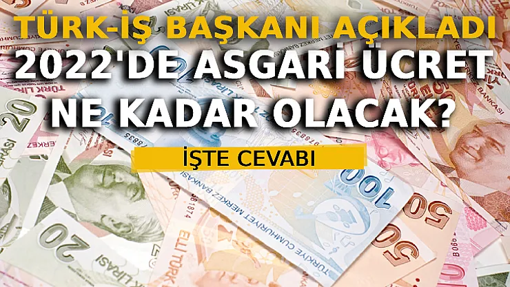 2022'de Asgari Ücret Ne Kadar Olacak? Türk-İş Başkanı Açıkladı