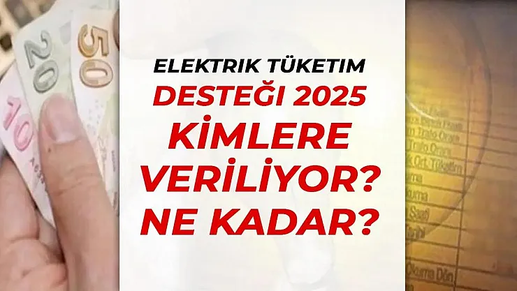 2025 ELEKTRİK DESTEĞİ MÜJDESİ! FATURALARINIZ DEVLET TARAFINDAN ÖDENECEK