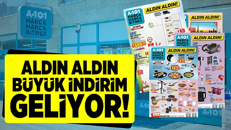 22 Ekim 2020 A101 aktüel ürünler kataloğu içinde aldın aldın ürünleri dikkat çekti! A101 aktüel ürünler kataloğu