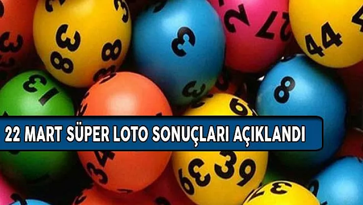 22 Mart Süper Loto Sonuçları Açıklandı! MPİ Süper Loto Sorgulama Ekranı
