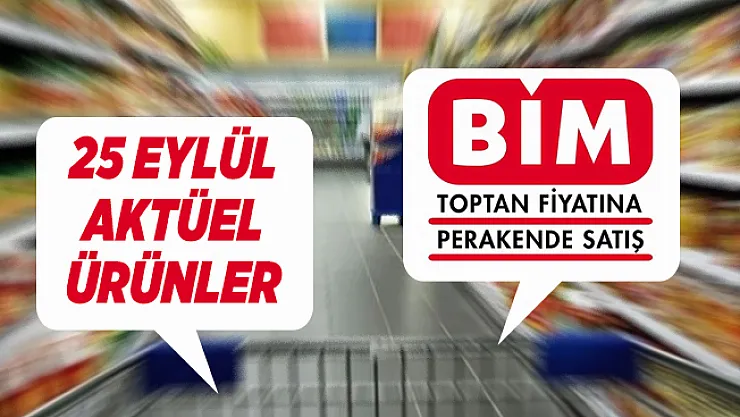 25 Eylül BİM 2020 Kataloğundaki İndirimli Ürünler Dikkat Çekti! 25 Eylül 2020 BİM Aktüel ürünler
