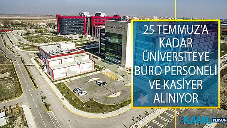 25 Temmuz 2019 Tarihine Kadar Afyonkarahisar Sağlık Bilimleri Üniversitesine Daimi Statüsünde Büro Personeli ve Kasiyer Alımı Yapılacak