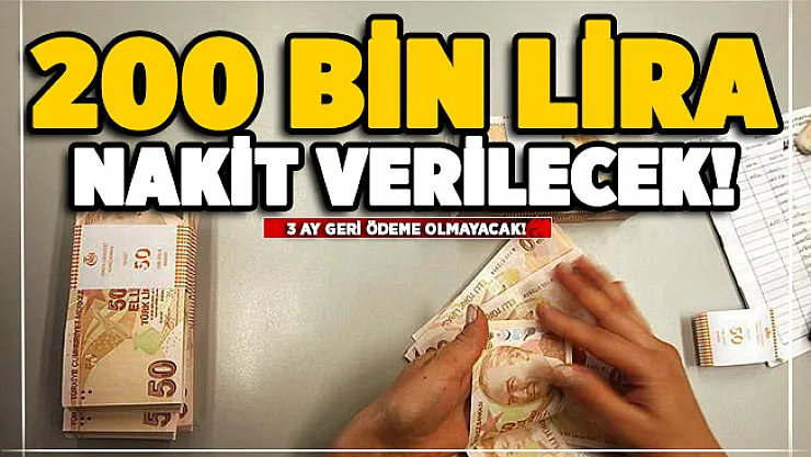 3 ay geri ödemesiz 200 bin liraya kadar kredi kampanyası duyuruldu! Yapı Kredi ihtiyaç kredisi