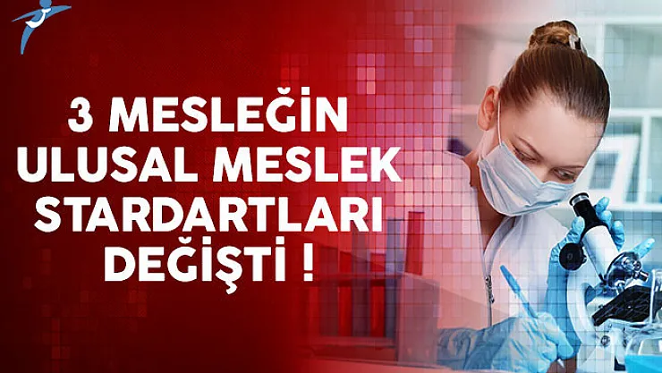 3 mesleğin ulusal meslek stardartları değişti