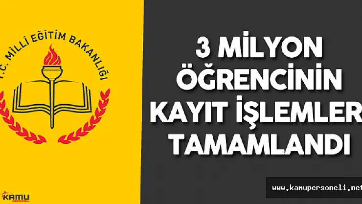 3 Milyon Öğrencinin Kayıt İşlemleri Tamamlandı - MEB.GOV.TR üzerinden İlkokul Kayıt Sorgulama Nasıl Yapılır?