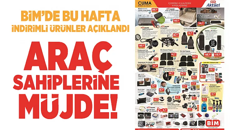 30 Ekim BİM Aktüel ürünler kataloğu yayımlandı! İndirimli ürünler açıklandı