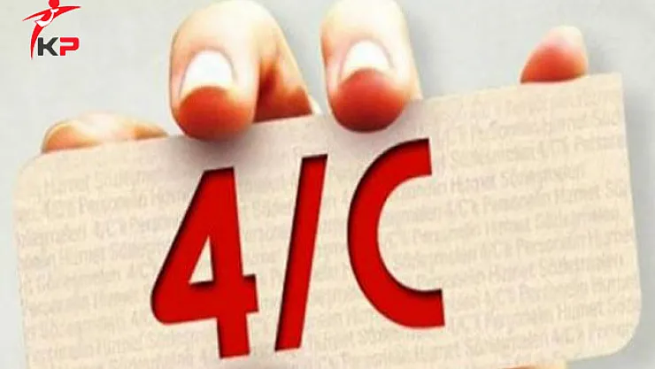 4/C'li 25 Bin Personele Güvenlik Soruşturması