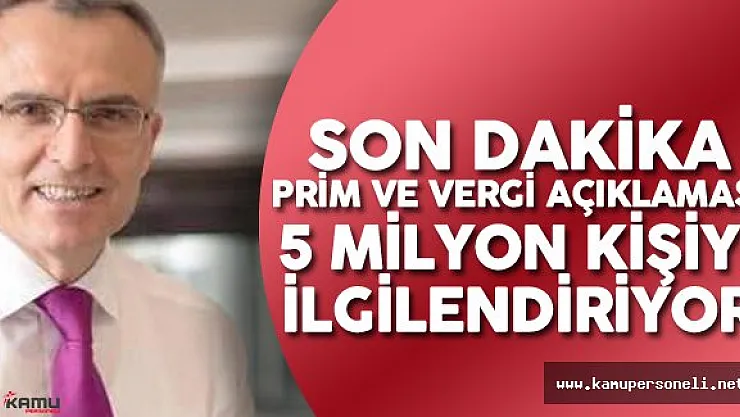 5 Milyon Vatandaşı Yakından İlgilendiren Vergi ve Prim Borçları Hakkında Yeni Açıklama