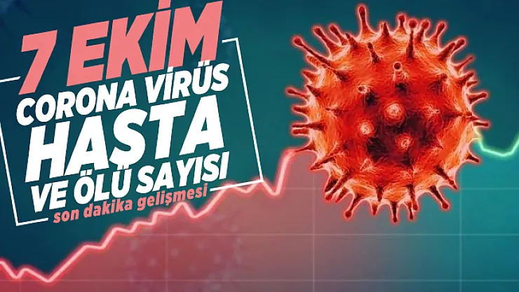 7 Ekim Corona virüs hasta ve ölü sayısı kaç? Türkiye corona virüs vaka tablosu açıklandı mı?