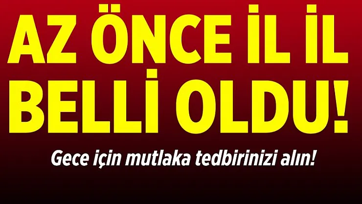 81 ile müjde verildi: Az önce belli oldu! Artık tamamen sona erdi