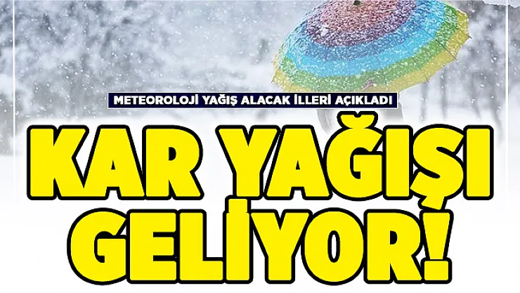 9 şehir için sağanak kar ve fırtına uyarısı!