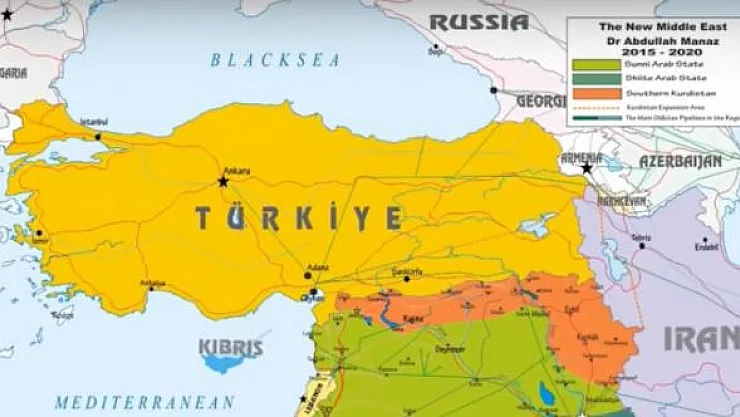 ABD, Suriye'de 3 devlet kurmak istiyor! Türkiye müdahale etmezse, 30 yıl sonra Suriye bu halde olacak!