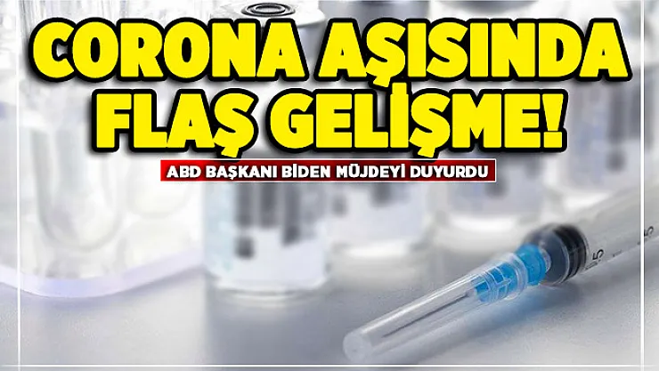 ABD'nin yeni Başkanı Biden aşı müjdesini duyurdu: Hızlı ve ücretsiz olacak