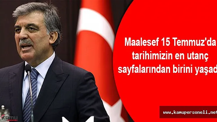 Abdullah Gül Darbe Girişiminde Bombalanan Meclisi Ziyaret Etti