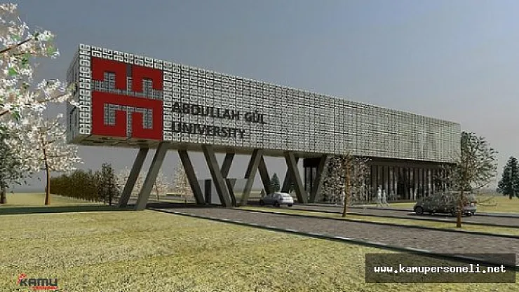 Abdullah Gül Üniversitesi 1 Akademik Personel Alımı Yapacak
