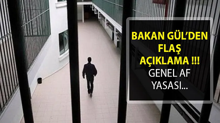 Adalet Bakanı Gül Açıkladı! Genel Af Yasası ve Ceza İndirimi Çıkacak Mı? Af Yasası Son Dakika Haberleri