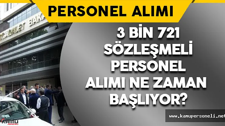 Adalet Bakanlığı 3.721 Personel Alımı Ne Zaman Başlıyor ?