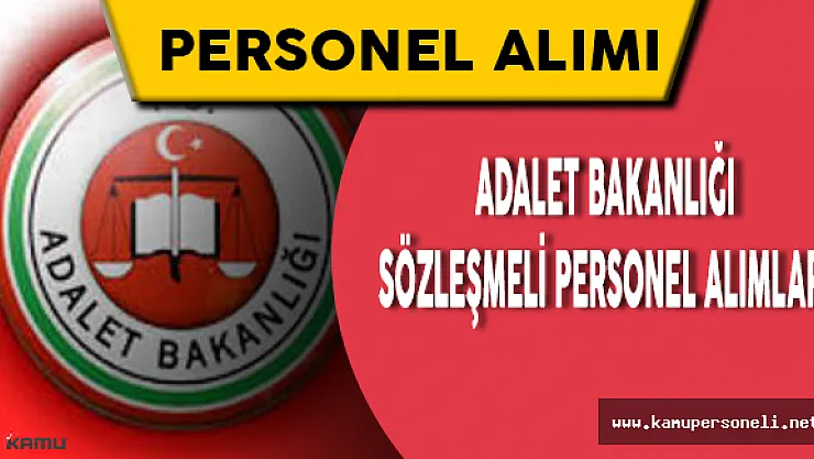Adalet Bakanlığı Ceza ve Tevkifevleri Personel Alımlarında Geri Sayım Başladı