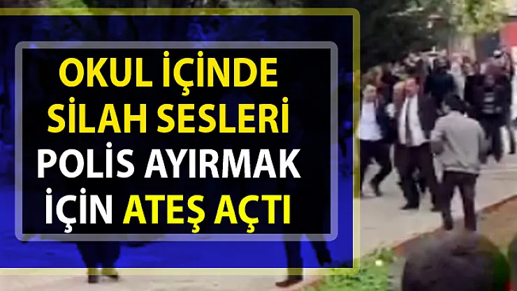 Adana'da seçim kavgası! Polis ayırmak için havaya ateş açmak zorunda kaldı