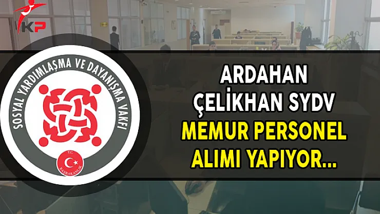 Adıyaman Çelikhan SYDV Memur Personel Alımı Yapıyor