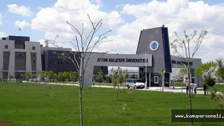 Afyon Kocatepe Üniversitesi Sözleşmeli Personel Alımı