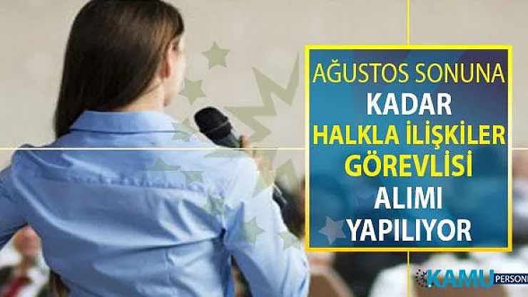 Ağustos Ayının Sonuna Kadar İŞKUR Üzerinden Halkla İlişkiler Görevlisi (Gazete) Alınıyor ! 22 Ağustos İŞKUR İş İlanları