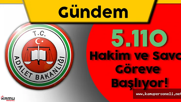 Ağustos'ta 5.110 Stajyer Hakim ve Savcı Göreve Başlıyor!