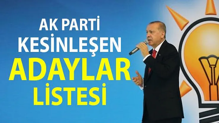 Ak Parti Belediye Başkan Adayları Listesi - AKP Kesinleşen Adaylar Tam Liste