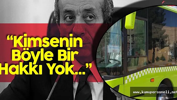 AK Parti Genel Başkan Yardımcısı Eker: &quotKimsenin Belediye Araçlarını Çalıştırmamaya Hakkı Yok"