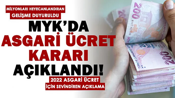 AK Parti MYK'dan asgari ücret kararı çıktı! Milyonları heyecanlandıran gelişmeyi Ömer Çelik duyurdu