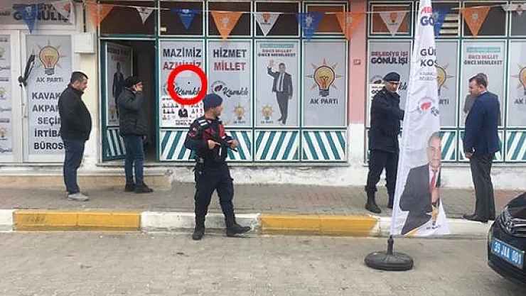 AK Parti Seçim Bürosuna Tüfekle Ateş Açıldı