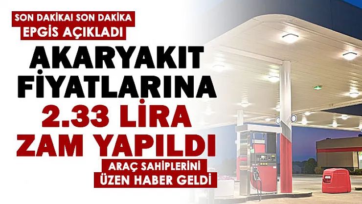 Akaryakıt fiyatlarına toplam 2 lira 33 kuruş zam yapıldı! Araç sahipleri istasyonlar önünde kuyruk oluşturdu: Bugün başlıyor
