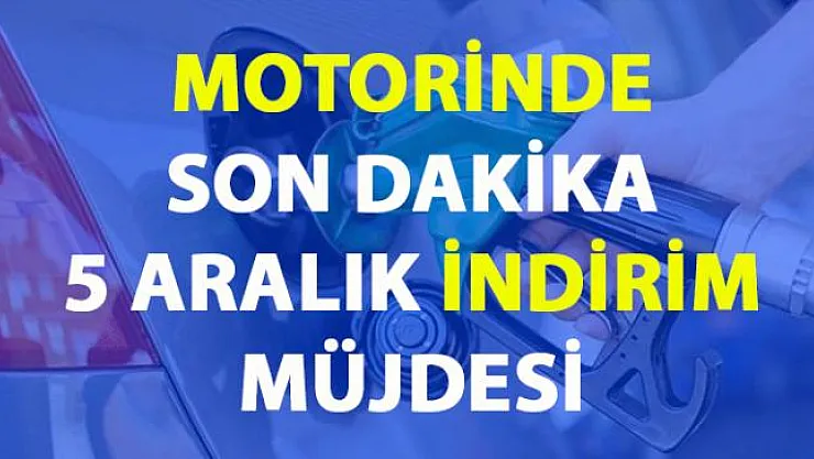Akaryakıt indirim haberleri- Motorine yeni bir indirim müjdesi